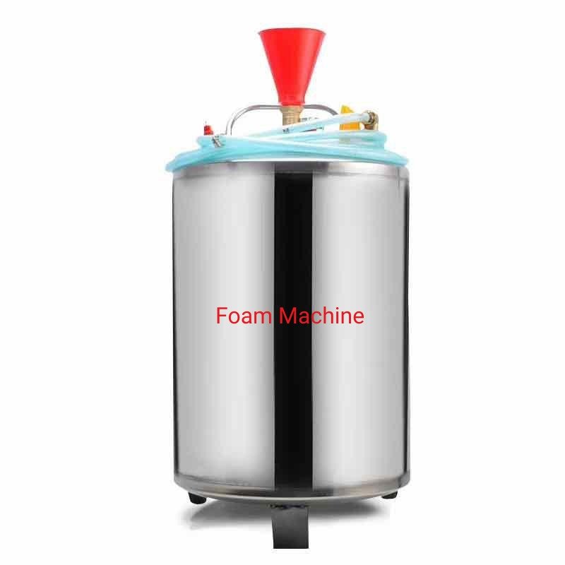 Stainless steel foam machine for professional vehicle washing