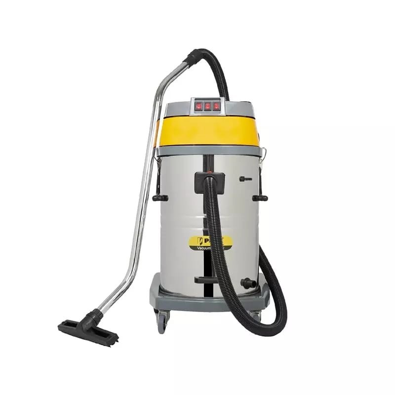 Industrial wet and dry vacuum cleaner for workshop wash bays